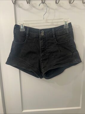 Pilcro Black Denim Shorts